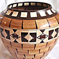 Indian Inspired Wood Turned Vessel